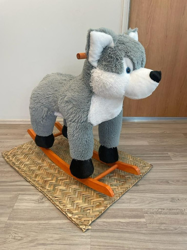 Caballo / Peluche  Montable Mecedora Con Sonido Niños