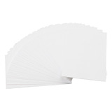 Cartulina Papel 50pcs Blanco Soporte De Cartulina Dúplex