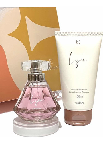 Lyra Deo Colônia + Hidratante Corpo. Perfume Eudora Presente