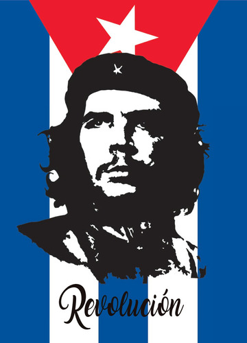 Vinilo Decorativo 30x45cm Che Guevara Revolucion Heroe M1
