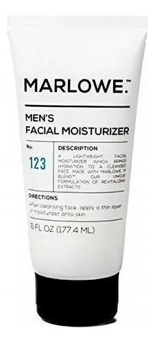 Marlowe No. 123 Humectante Facial Para Hombres 6 Oz | Locio