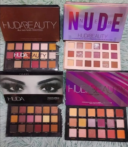 Kit De 4 Paletas Huda Beauty Modelos Variados + Envio Gratis