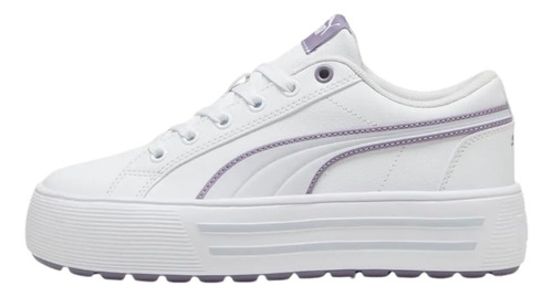 Tenis Puma Kaia 2.0 Urbanos Mujer - 39232008 Blanco \u002F Lila Moda Cómodos Plataforma | Envío gratis