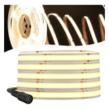 Tira De Luz Led Cob Cc 24 V De 5m De Luz Led Flexible, 4000k