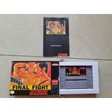 Final Fight Cartucho Original Con Caja Y Manual Rpro Snes