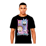 Rick And Morty  - Collage - Series Animadas - Polera- Cyco