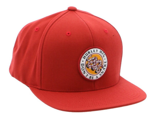 Gorra Hurley Original Snapback Dont Snake Roja