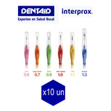 Cepillo Interprox Recto  Pack X10 Unidades A Elección
