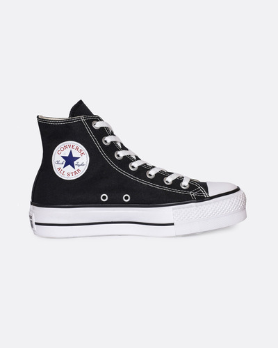 Zapatilla Mujer Converse All Star Plataforma Hi Negro