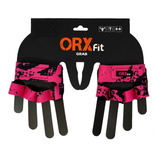 Guantes Pesas Grabs - Pink Piton - Orxfit - Mujer