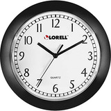 Reloj De Pared Lorell Con Números Arábigos, 9 Pulgadas, Marc