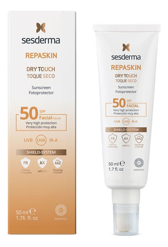 Repaskin Toque Seco Facial Spf50+ (toqu - mL a $264