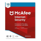 Mcafee Internet Protection - Hasta 10 Dispositivos - 1 Año