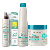 Set Be Natural Virgin Coconut Shampoo, Mascara, 22 Beneficio