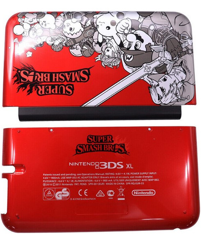 Carcasas Externas Edición Smash Para Nintendo 3ds Xl Old 