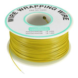 Fiozinho Wire Wrap 30awg Rolo Com 250m Eletrônica - Amarelo