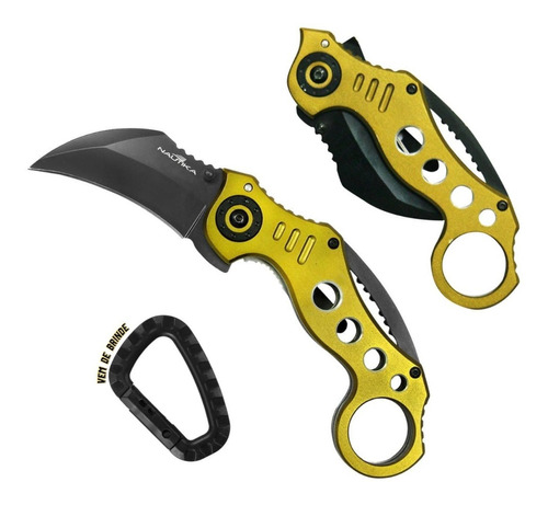 Canivete Tático Bullet Ntk Lâmina Turca E Estilo Karambit