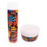 Kit Shampoo+mascara Gllendex Pos Quimica Hidrat Fuerza Brill