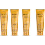 Trivitt Kit 03 Shampoo E 1 Condicionador Hidratante +brinde 