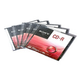 Sony Cd-r 700mb 80min Caja Slim Pack 10unid Cdq80ss Ecoffice