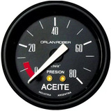 Reloj Manómetro Aceite Orlan Rober Classic 52mm 0-80lbs