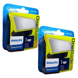 02 Refil Lamina Philips Compat Oneblade Qp2530 Qp6510 Qp6520