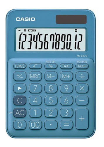 Calculadora De Escritorio Casio Ms-20uc V/colores 12 Dig