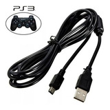 Cabo Mini Usb V3 Com Fio Para Carrega Controle Ps3 De 1.8m