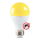 Lampara Foco Bulbo Led E27 8w Color Amarillo Anti Insecto