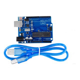 Tarjeta De Arduino Uno R3 Compatible + Cable Usb