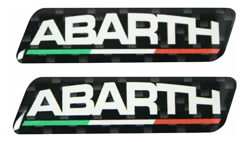 Emblema Adesivo Resinado Fiat Abarth Italia Coluna Rs04