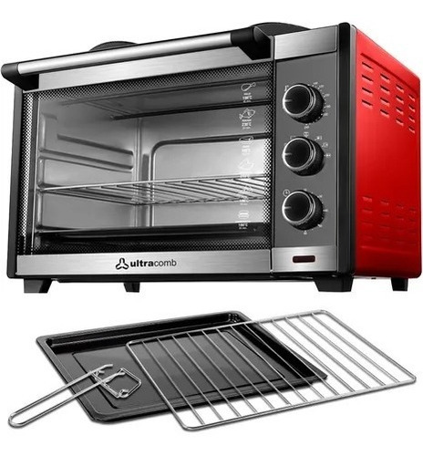 Horno Eléctrico Con Anafe Ultracomb Uc-45acn 45 Ltrs 1600w