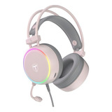 Headset T-dagger Sona Pink T-rgh304p Audio 7.1 Usb - Rgb