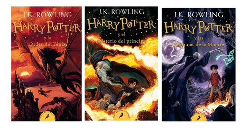 Harry Potter Tomo 5 6 Y 7 - J K Rowling - Libros Nuevos