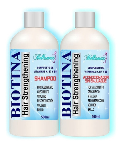 Tratamiento De Biotina Capilar Shampoo + Acondicionador