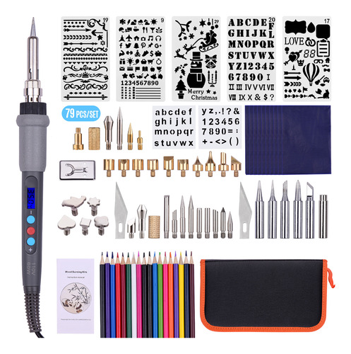 Lápiz Pirográfico Para Tallar De Burning Set Temperature Kit