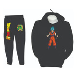 Conjuntos Sudadera+hoodie Dragon Ball Z Goku Niños Adultos