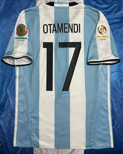 Camiseta Utileria Afa Final Copa Americana 2016 Otamendi