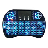 Teclado Inalámbrico Mini Keyboard Blacklit Color Negro