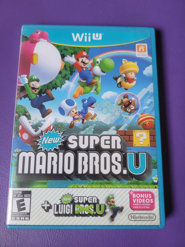 Jogo Super Mario Bros U Nintendo Wii U Original Midia Fisica