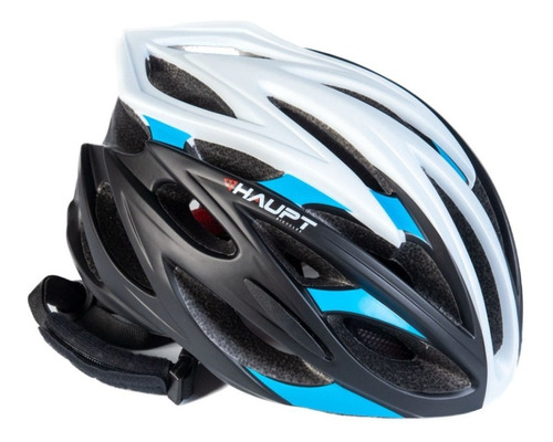 Casco Bicicleta Ciclismo Haupt C/regulador Color Celeste Talle L