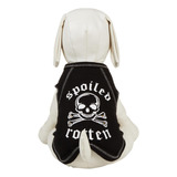 Tanque Simplydog Spoild Rotten Dog - Negro - Pequeño