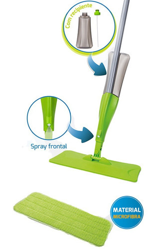 Vassoura Mágica Esfregão Mop Spray Com Reservatório Limpeza