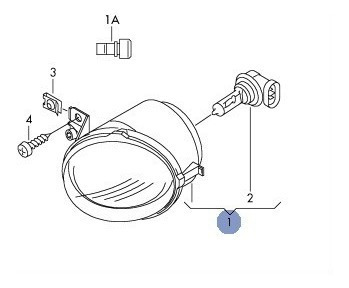 Faro Antiniebla  Izquierdo Volkswagen Touareg Foto 5