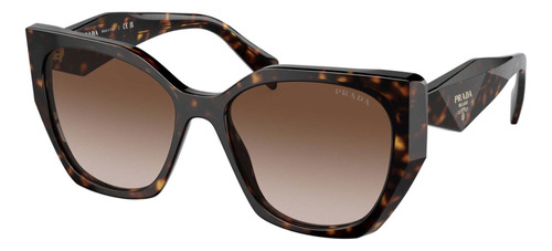 Prada Spr 19z 2au-6s1 Square Shape Carey Cafe Degradado