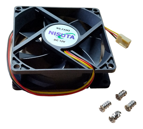 Cooler Pc Fan Turbina Ventilador 80 X 80 Mm Buje