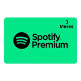 Cartão Spotify Premium Gift Card Digital  03 Meses