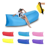 Sofa Inflable Colchón Sillon Portátil Nailon Ligero Campig