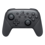 Controle Pro Nintendo Switch Sem Fio Preto Cor Preta