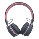 Fone Bluetooth Sem Fio Dobrável Headset Candy Rosa Oex